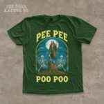 PEE PEE POO POO Skeleton Vintage Goth Graphic Shirt