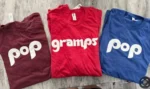 POP Phillies Dad Grandpa Baseball Shirt