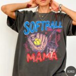 Softball Mama Gameday Doodle Comfort Colors Shirt