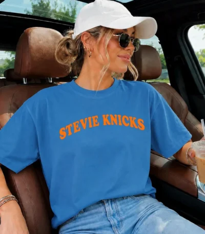 STEVIE KNICKS NYC Varsity Game Day Basketball Shirt