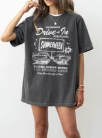 Summerween Drive-In Graphic Shirt | Horror Films All Summer