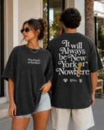 The Finals or Nowhere Knicks vs Spurs Washed Black Shirt