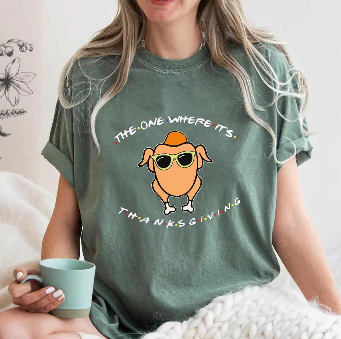 The One Where It’s Thanksgiving Shirt for Friends Fans The One Where It's Thanksgiving Shirt for Friends Fans