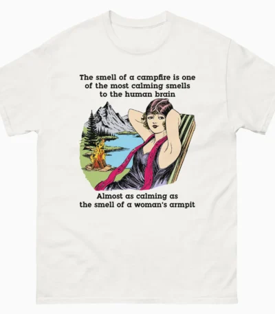 The Smell Of A Campfire Funny Vintage Shirt
