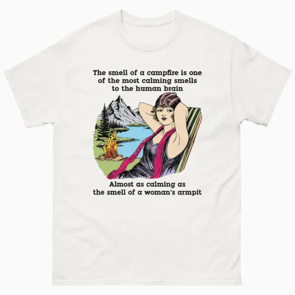 The Smell Of A Campfire Funny Vintage Shirt