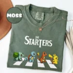 The Starters Abbey Road Pokémon Anime Graphic Shirt