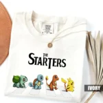 The Starters Abbey Road Pokémon Anime Graphic Shirt