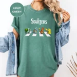 The Starters Abbey Road Pokémon Anime Graphic Shirt