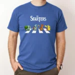 The Starters Abbey Road Pokémon Anime Graphic Shirt