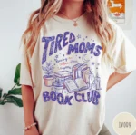Tired Moms Running on Coffee Chaos & Chapters Shirt