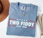 "Two Fiddy" 1776-2026 Patriotic Shirt