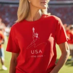 USA 1776-2026 Minimalist Patriotic Liberty Shirt
