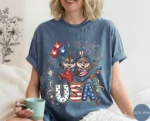 USA Chip N Dale Retro 4th of July Shirt