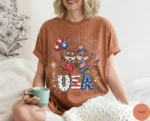 USA Chip N Dale Retro 4th of July Shirt