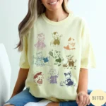 Vintage Kitten Retro Oversized Comfort Shirt