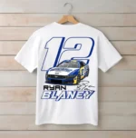 12 Ryan Blaney NASCAR Vintage Racing Shirt