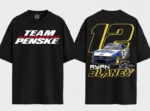 12 Ryan Blaney NASCAR Vintage Racing Shirt