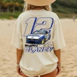 12 Ryan Blaney NASCAR Vintage Racing Shirt