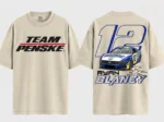 12 Ryan Blaney NASCAR Vintage Racing Shirt