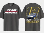 12 Ryan Blaney NASCAR Vintage Racing Shirt