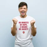 90 Minutes of Hope, 3 Hours of Anxiety Football Shirt
