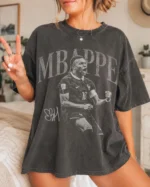 Authentic MBAPPE Retro Soccer Bootleg Graphic Shirt