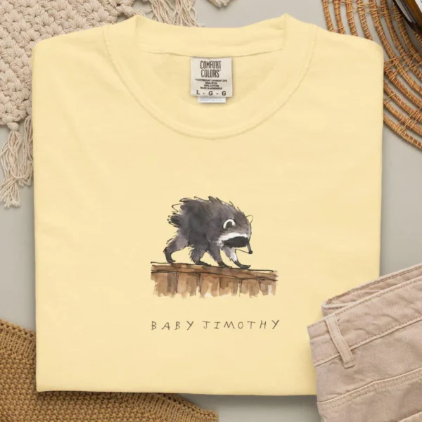Baby Jimothy Raccoon — Seattle's Viral Internet Shirt