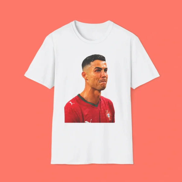 Cristiano Ronaldo Crying Moment Portugal Football Shirt