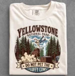 Do Not Pet The Fluffy Cows Shirt — Yellowstone Design