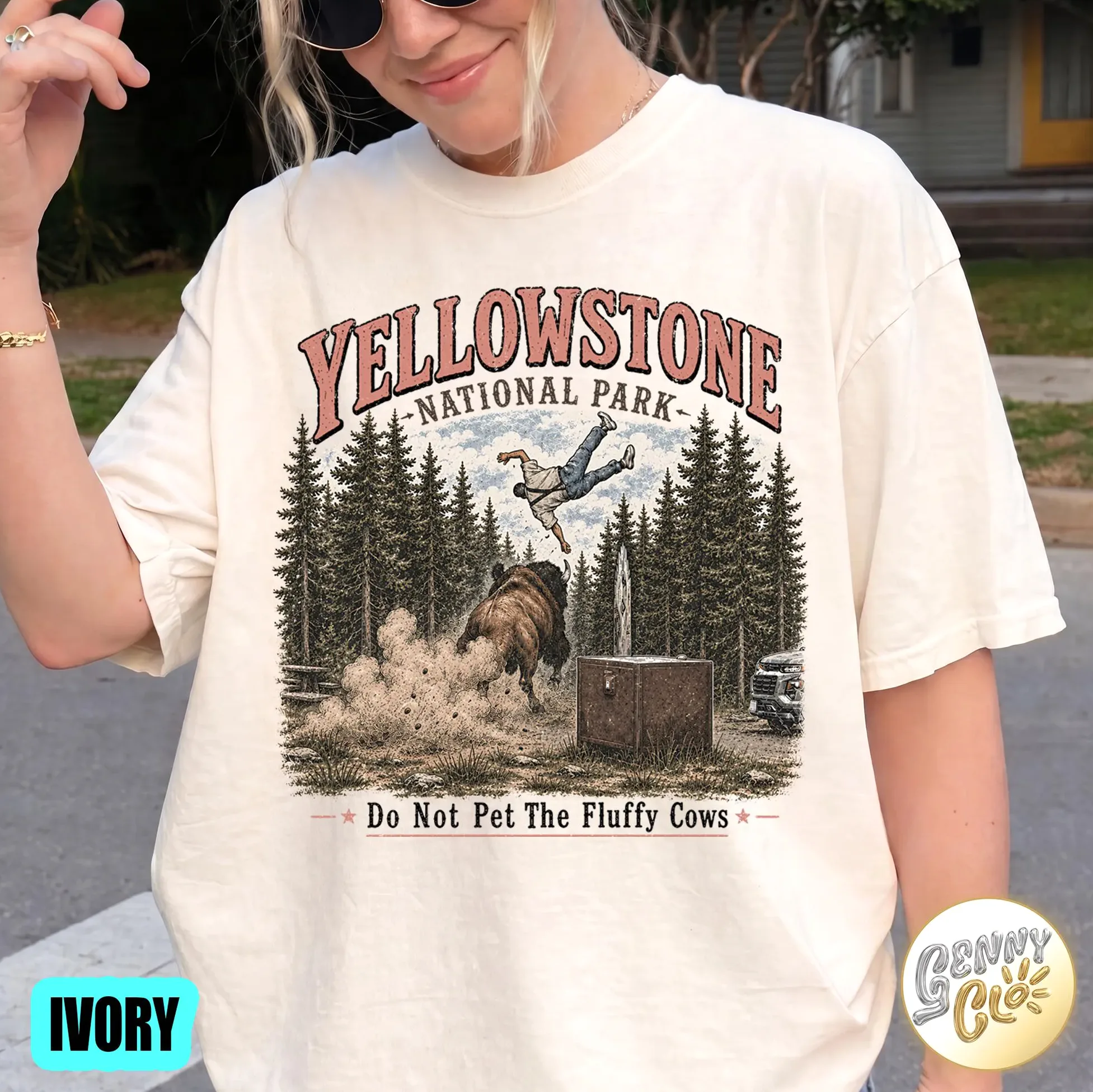 Do Not Pet The Fluffy Cows — Yellowstone Wildlife Shirt Do Not Pet The Fluffy Cows — Yellowstone Wildlife Shirt