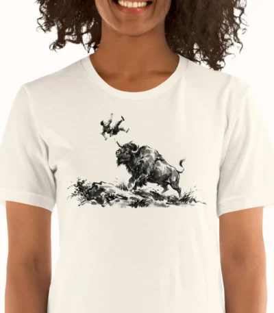 Do not pet the wildlife Shirt – Bison Toss Design