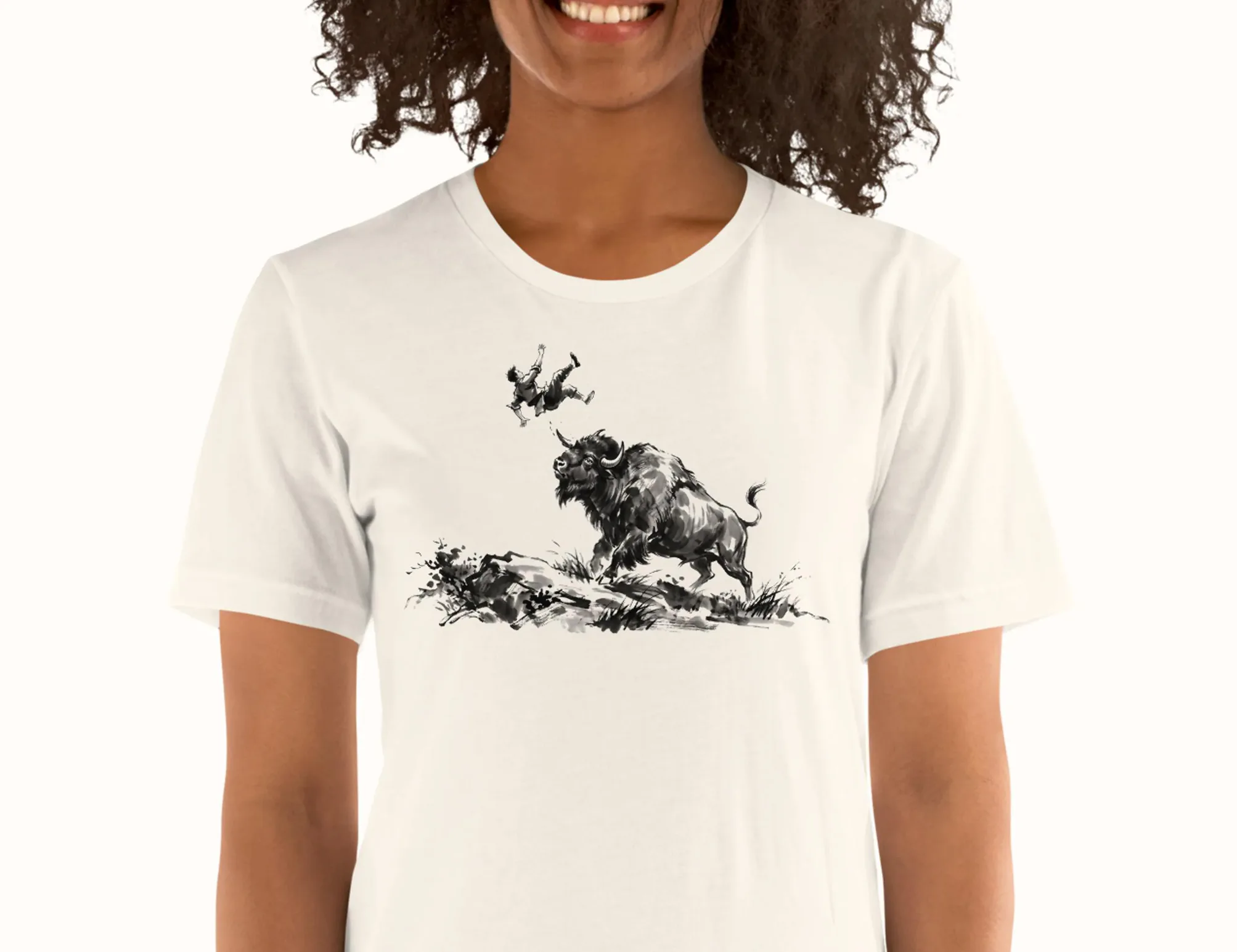 Do not pet the wildlife Shirt – Bison Toss Design Do not pet the wildlife Shirt – Bison Toss Design