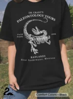 Dr. Grant's Paleontology Tours Vintage Dinosaur Shirt