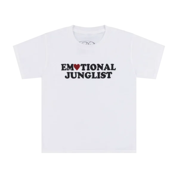 Emotional Junglist White Breakbeat Culture Baby Tee