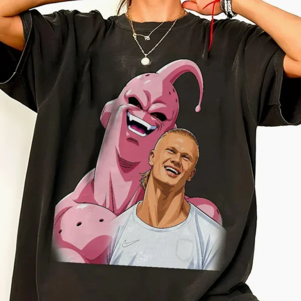 Erling Haaland Majin Buu Anime Shirt