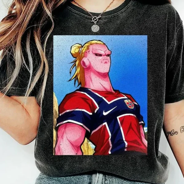 Erling Haaland Majin Buu Dragon Ball Anime Shirt