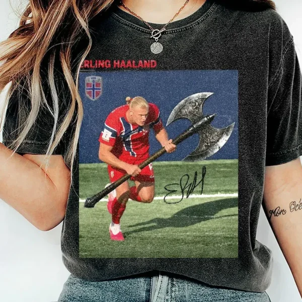 Erling Haaland Viking Warrior 2026 World Soccer Shirt