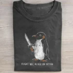 Flight Was Never An Option Shirt — Funny Penguin Graphic