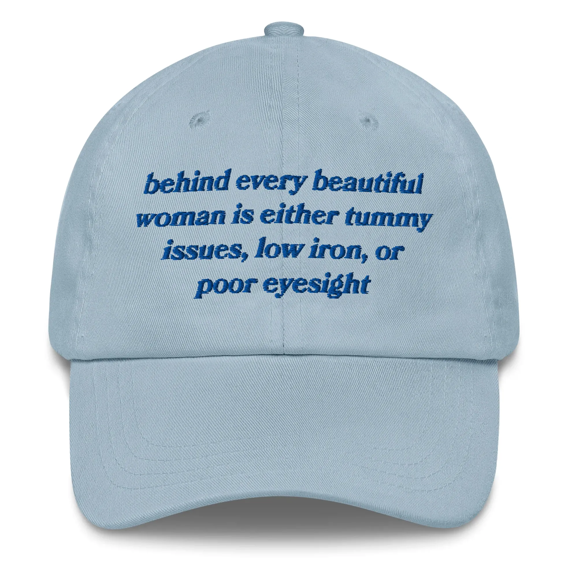 Funny Women’s Health Embroidered Unstructured Dad Hat Funny Women's Health Embroidered Unstructured Dad Hat