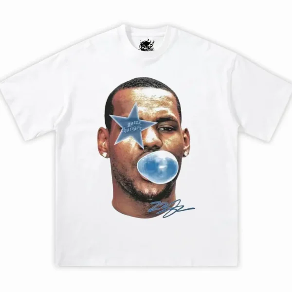 "game changer" LeBron James Bubble Gum Graphic Shirt