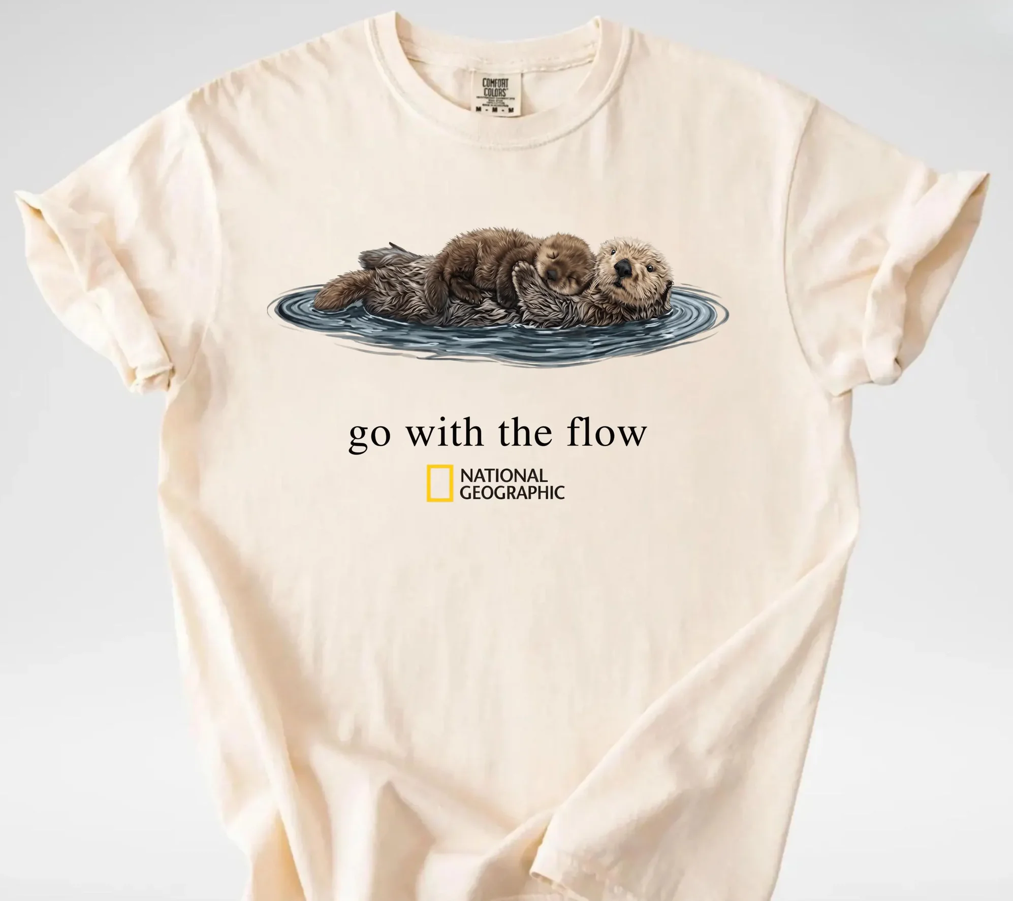 Go With The Flow Sea Otter Shirt — National Geographic Go With The Flow Sea Otter Shirt — National Geographic