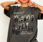 Greetings from Widow's Bay Vintage Horror Shirt