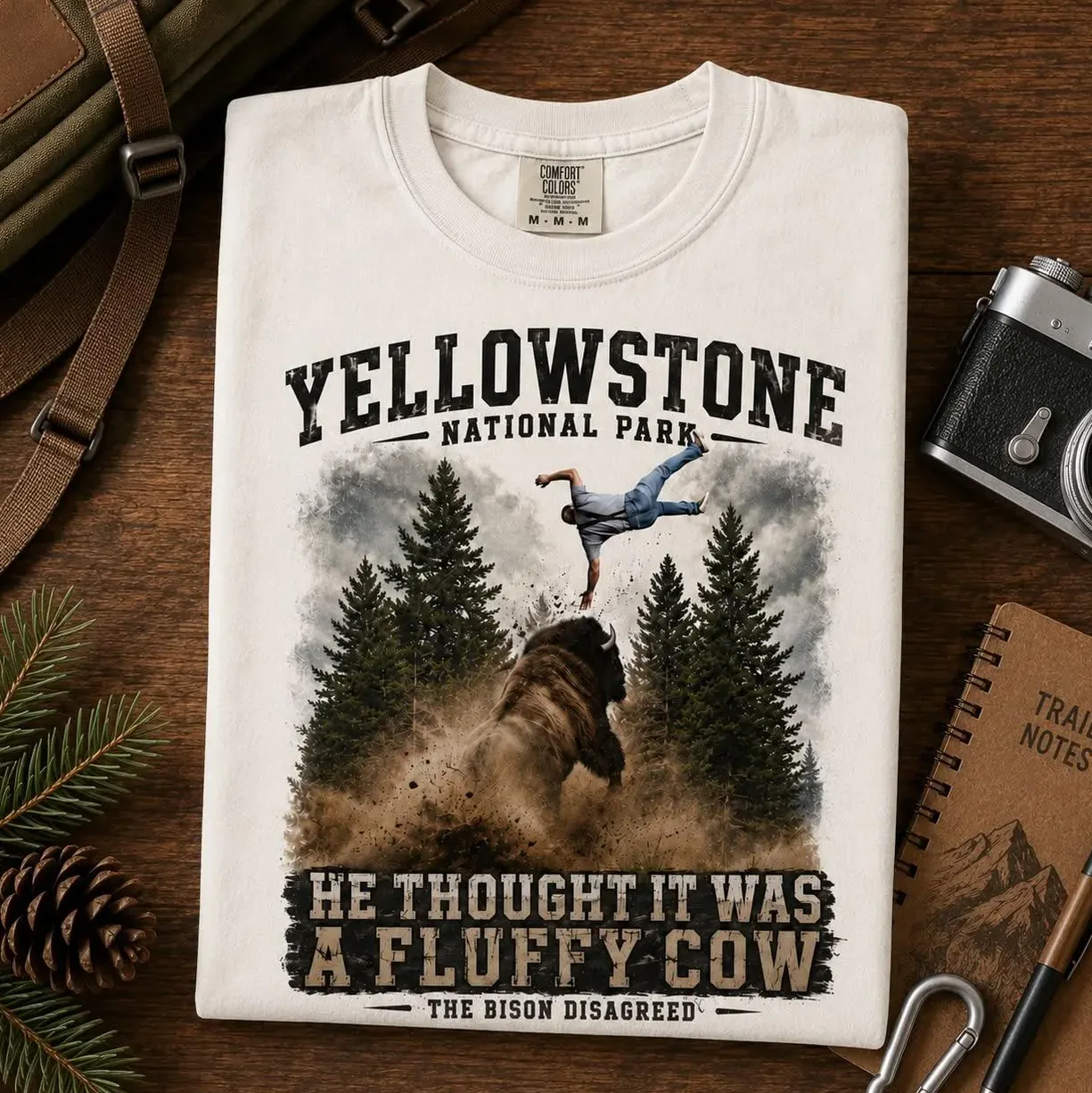 He Thought It Was a Fluffy Cow Shirt — Yellowstone Graphic He Thought It Was a Fluffy Cow Shirt — Yellowstone Graphic