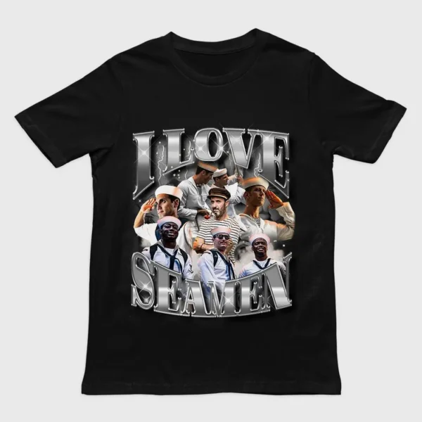 I Love Seamen — Funny Novelty Humor Graphic Shirt