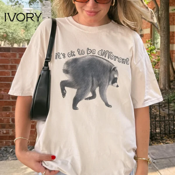 It's Ok to Be Different Shirt — Meaningful Animal Graphic