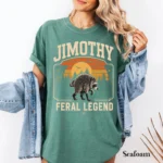 Jimothy Feral Legend Shirt — Retro Seattle Raccoon