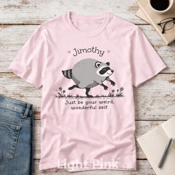 Jimothy Raccoon Just be your weird, wonderful self Shirt