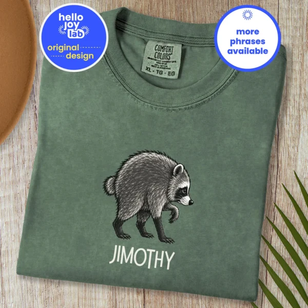 Jimothy Raccoon Seattle Short-Spine Animal Lover Shirt