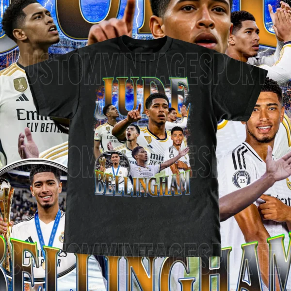 Jude Bellingham — Vintage Retro Football Icon Shirt