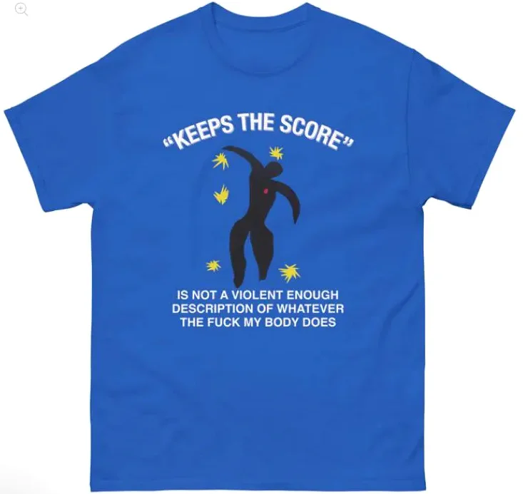 Keeps The Score Is Not A Violent Enough Description Shirt Keeps The Score Is Not A Violent Enough Description Shirt